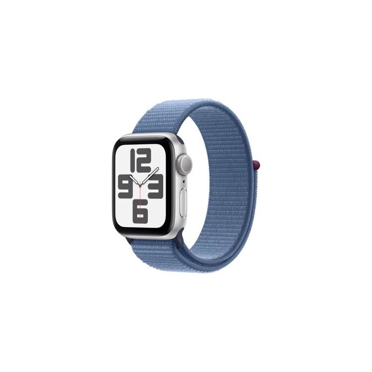 Apple Watch SE 2023 40mm Aluminium Silver Sport Loop Winter Blue ITA MRE33QL/A