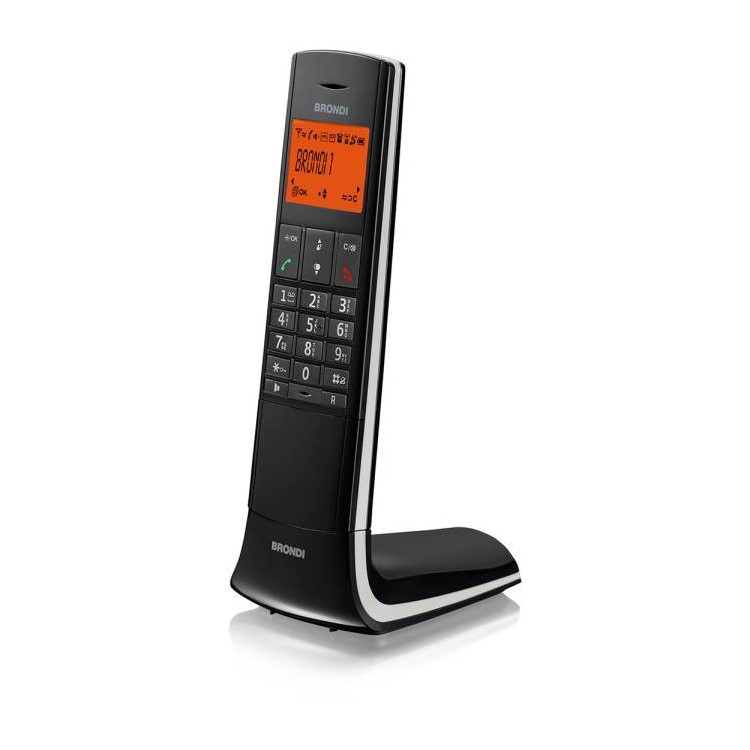 Telefono Cordless Brondi Lemure Nero