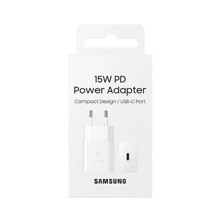 Samsung Caricabatterie 15W EP-TA1510 PD USB-C White