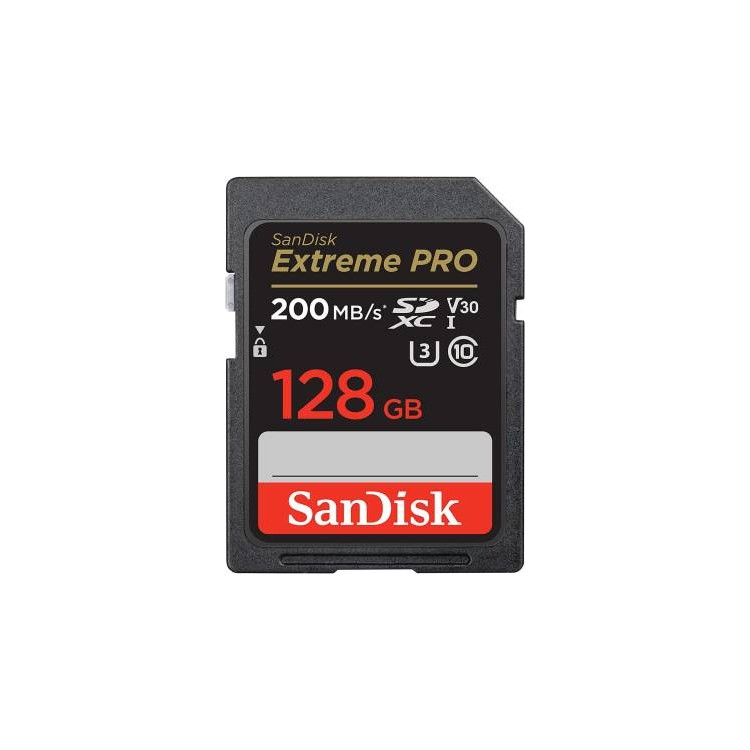 SanDisk Extreme PRO SD 128GB C10 UHS-I SDXC 200MB/s
