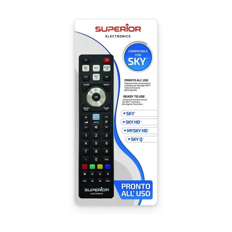 Superior Telecomando Universale SKY / SKY HD / MYSKY HD / SKY Q SH