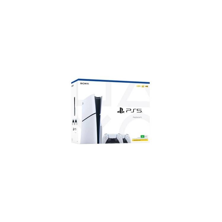 PS5 Console 1TB Standard Slim White + 2 DualSense ITA