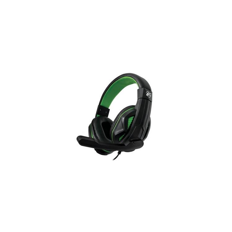 Fenner Tech Cuffie Gaming Soundgame + Microfono PC/Console Green