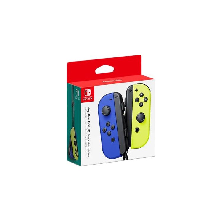 Switch Joy-Con Coppia Controller Blu / Giallo Neon