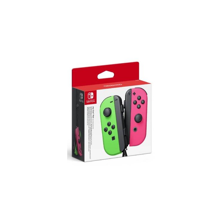 Switch Joy-Con Coppia Controller Verde Neon / Rosa Neon