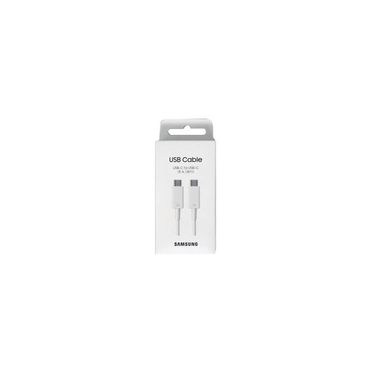 Samsung Cavo USB-C to USB-C EP-DX510JW 1.8m 5A White