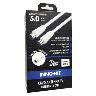 Inno-Hit Cavo Antenna M/F 5m Bianco