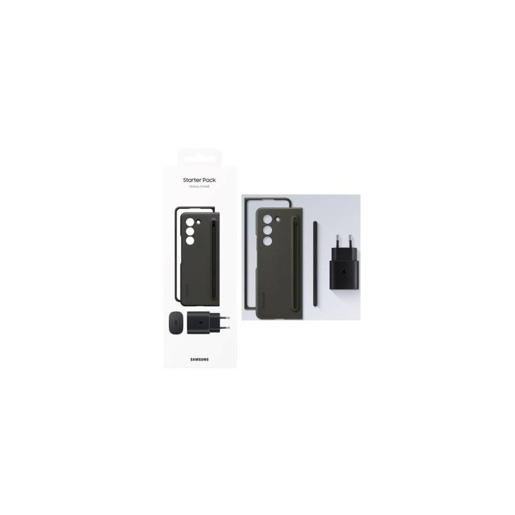 Samsung Starter Pack Fold5 EF-OF94KKB Cover + SPen + Caricatore 25W Black