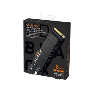 WD SSD Interno NVMe4.0 2TB SN850X WD-Black 7300-6300MB/s + Dissipatore