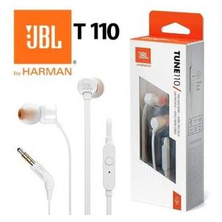 JBL Auricolari in-ear Tune 110 T110 Jack 3.5mm White