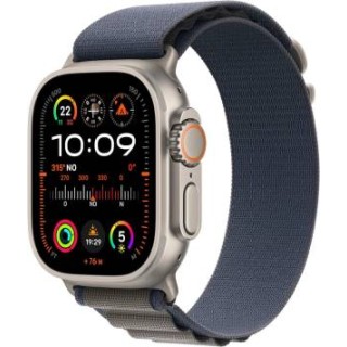 Apple Watch Ultra2 Cell 49mm Titanium Alpine Loop Blue S ITA MREK3TY/A
