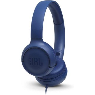 JBL Cuffie Wired Filo Tune 500 T500 +Mic Blue