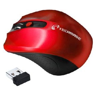 Techmade Mouse Wireless TM-XJ30-RED Red