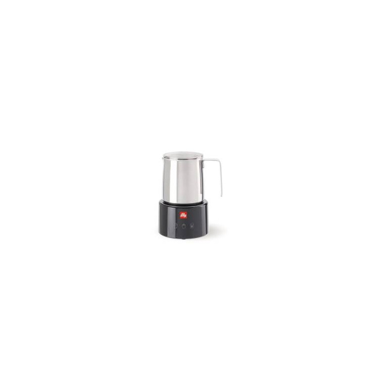 illy Cappuccinatore Montalatte Elettrico Nero Inox