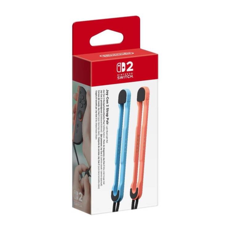 Switch 2 Joy-Con 2 Strap Pair Light Blue / Light Red