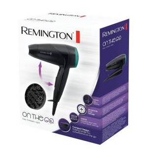 Remington Asciugacapelli D1500 Da Viaggio Pieghevole 2000w Nero