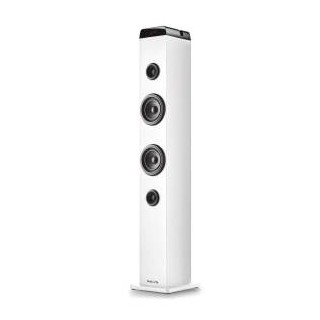 NGS Speaker a Torre Sky Charm Pro BT USB RadioFM AUX 50W Bianca