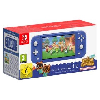 Switch lite Console Animal Crossing Blue