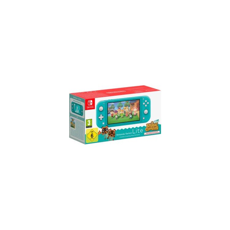 Switch lite Console Animal Crossing Turquoise