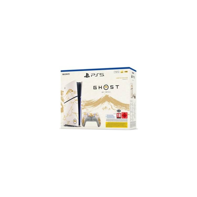 PS5 Console 1TB Ghost Of Yotei Gold Limited Edition White Slim ITA
