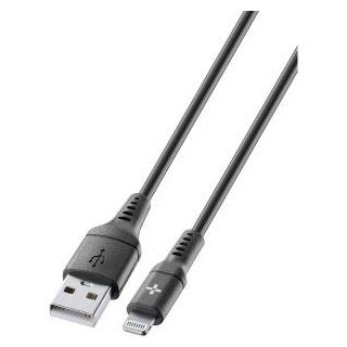 Cellularline Ploos Cavo USB-A a Lightning 1m Nero