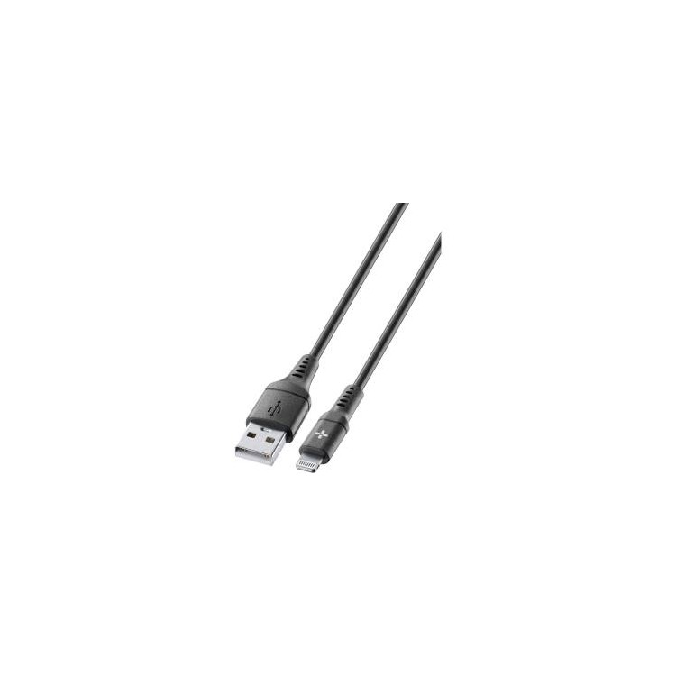 Cellularline Ploos Cavo USB-A a Lightning 1m Nero