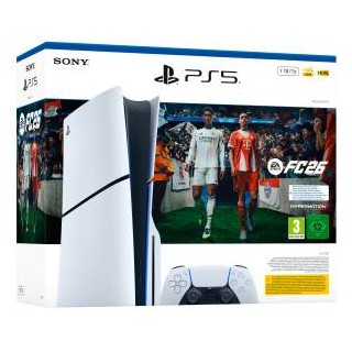 PS5 Console 1TB Standard Edition E Chassis White + FC 26 ITA