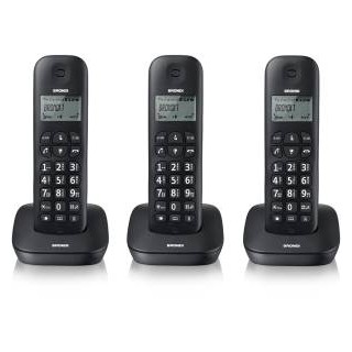 Telefono Cordless Brondi Gala Trio Nero