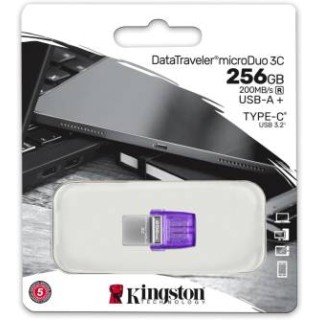 Kingston Pendrive MicroDuo USB-A/USB-C 3.2 256GB DTDUO3CG3/256GB
