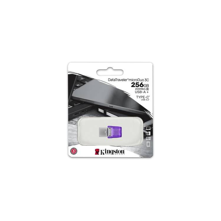 Kingston Pendrive MicroDuo USB-A/USB-C 3.2 256GB DTDUO3CG3/256GB