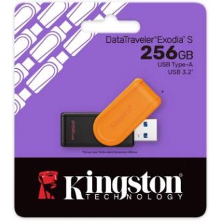 Kingston Pendrive USB-A 3.2256GB DTXS/256GB Nero/Arancio