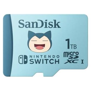 Switch Micro SDXC SanDisk 1TB for Nintendo Switch Pokemon Snorlax