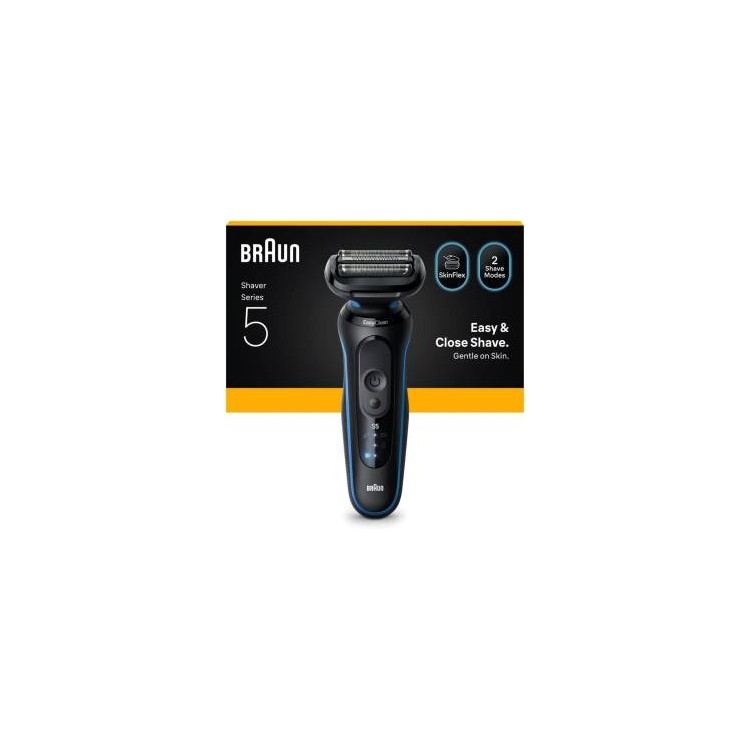 Braun Rasoio Elettrico Serie 5 Wet&Dry 3 Lame 52-B1000S Blu