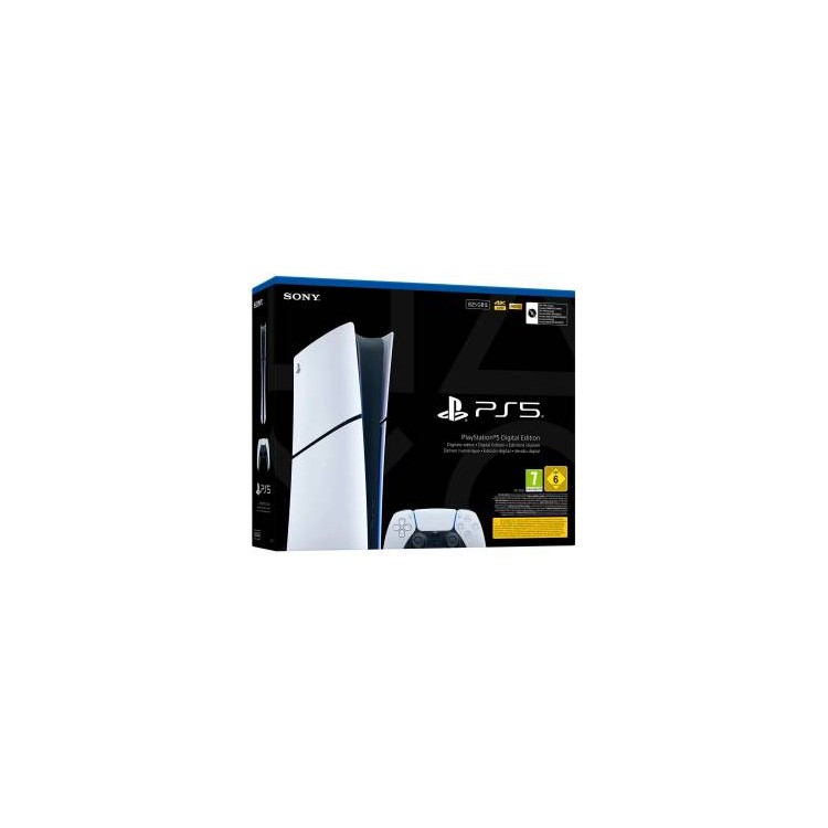 PS5 Console 825GB Digital Edition E Chassis White EU