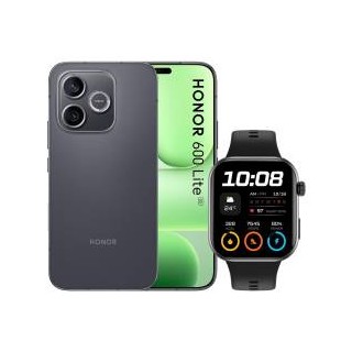 Honor 600 Lite 8+256GB 6.6"5G Velvet Black DS + Watch 2i ITA