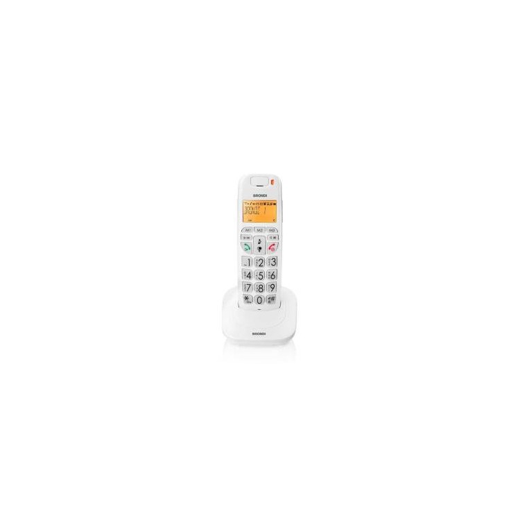 Telefono Cordless Brondi Bravo Bright Bianco