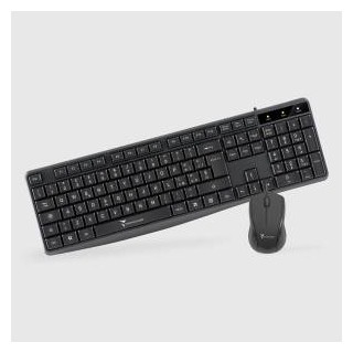 Techmade Kit Tastiera + Mouse Con Filo TM-KM002 Black