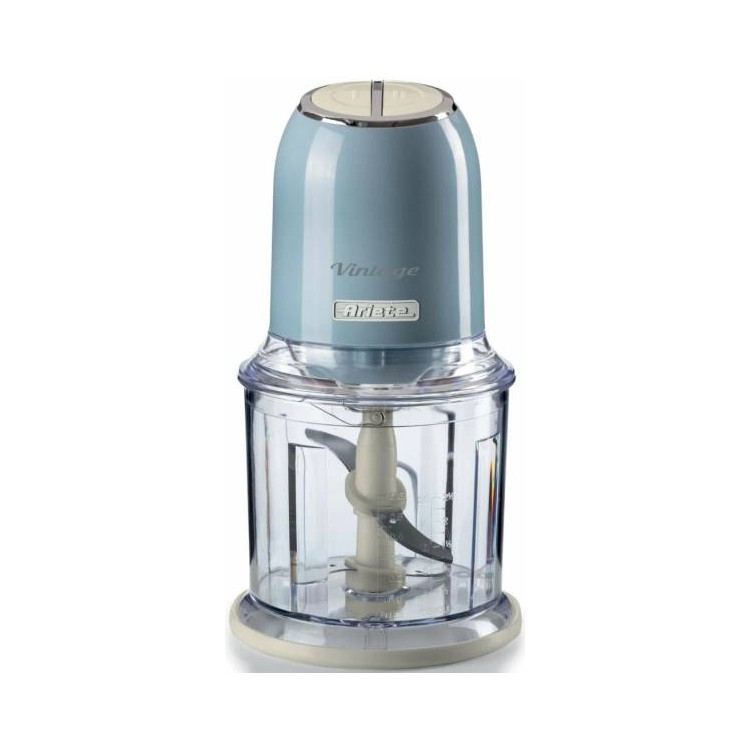 Ariete Tritatutto verticale 0438 Vintage 2 velocit? 600ml 400W Celeste