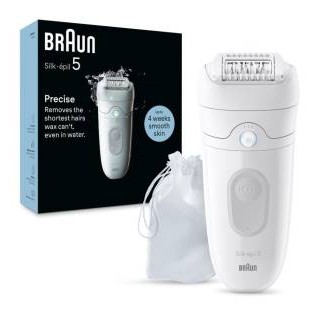 Braun Epilatore Elettrico Silk-?pil Wet-Dry SE5011 Bianco
