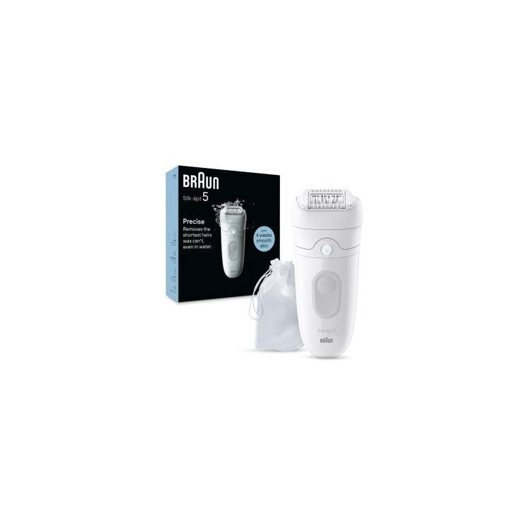 Braun Epilatore Elettrico Silk-?pil Wet-Dry SE5011 Bianco