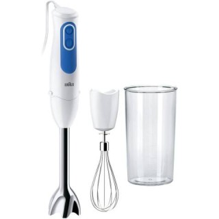 Braun Frullatore ad Immersione MQ3005WH 2 Velocit? 700W Bianco/Blu