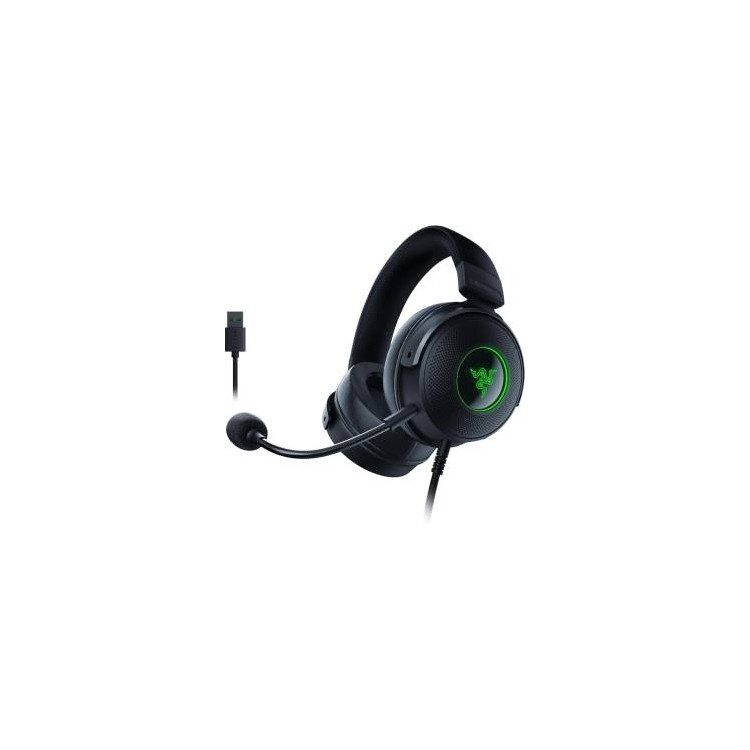 Razer Cuffie Gaming Kraken V3 USB + Mic Black