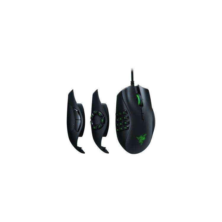 Razer Mouse Gaming Naga Trinity + Piastre Laterali Black
