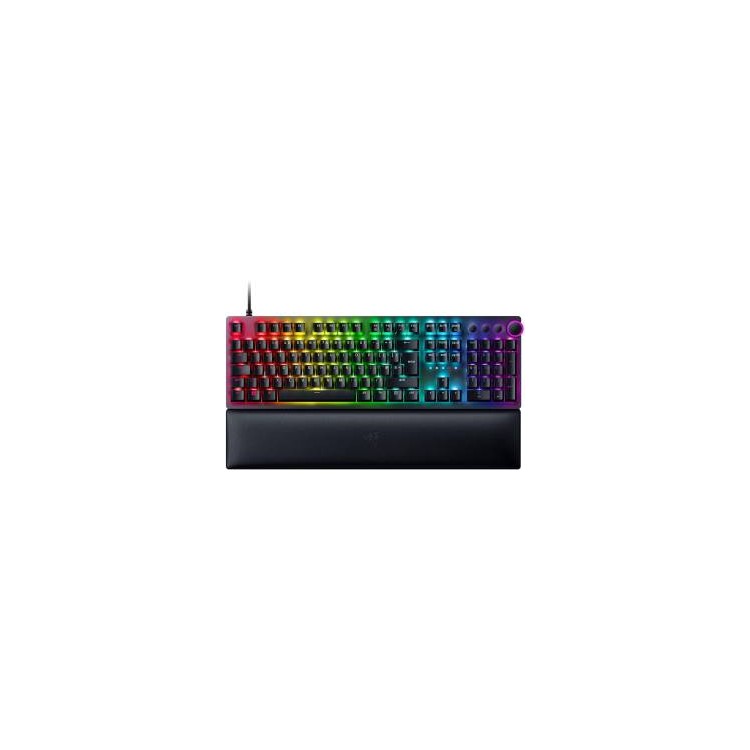 Razer Tastiera Gaming Huntsman V2 (Purple Switch) Black