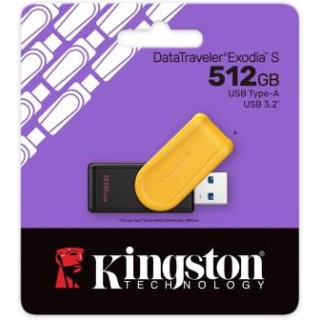 Kingston Pendrive USB-A 3.2512GB DTXS/512GB Nero/Giallo