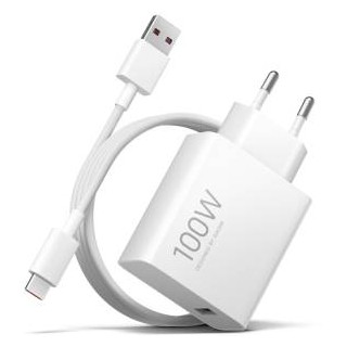 Xiaomi 100W Wall Charger Type-A + Cable Type-C Fast Charge