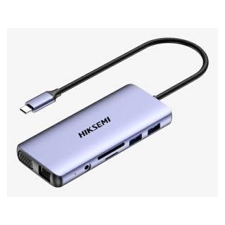Hiksemi Hub HS-HUB-DS11 11 in 1 Hdmi 4k VGA SD Micro SD Fast Charge