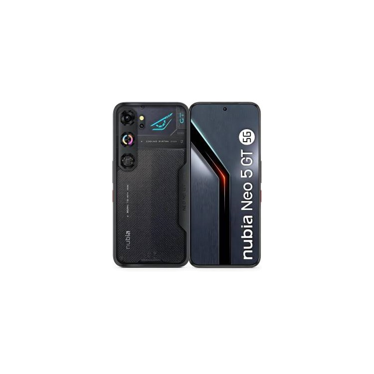 ZTE Nubia Neo5 GT 12+256GB 6.8" 5G Black ITA + Gaming Cover