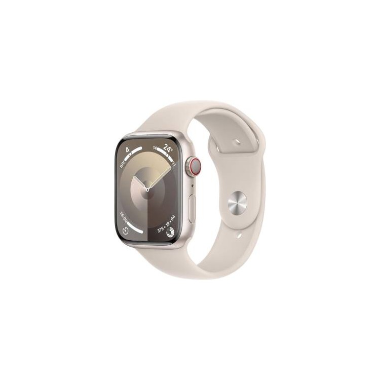 Apple Watch Serie?9 Cell 45mm Aluminium StarLight Sport Band StarLight M/L MRM93QL/A