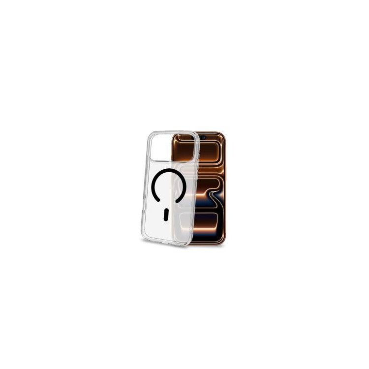 Celly Gelskin Magsafe Trasp. Cover Iphone 18 PRO Max/17 Pro Max Blk